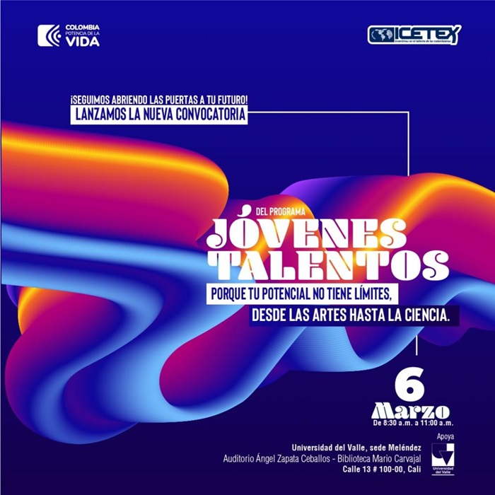 INVITACIÓN LANZAMIENTO DE LA CONVOCATORIA JÓVENES TALENTOS 2024.
