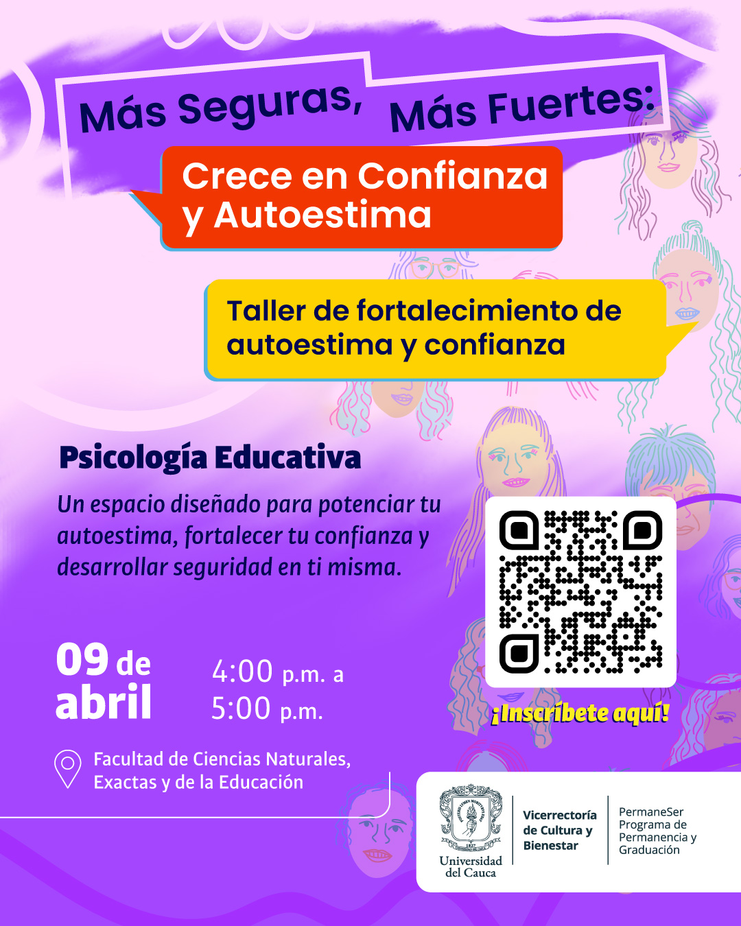 Más Seguras, Más Fuertes: Crece en Confianza y Autoestima