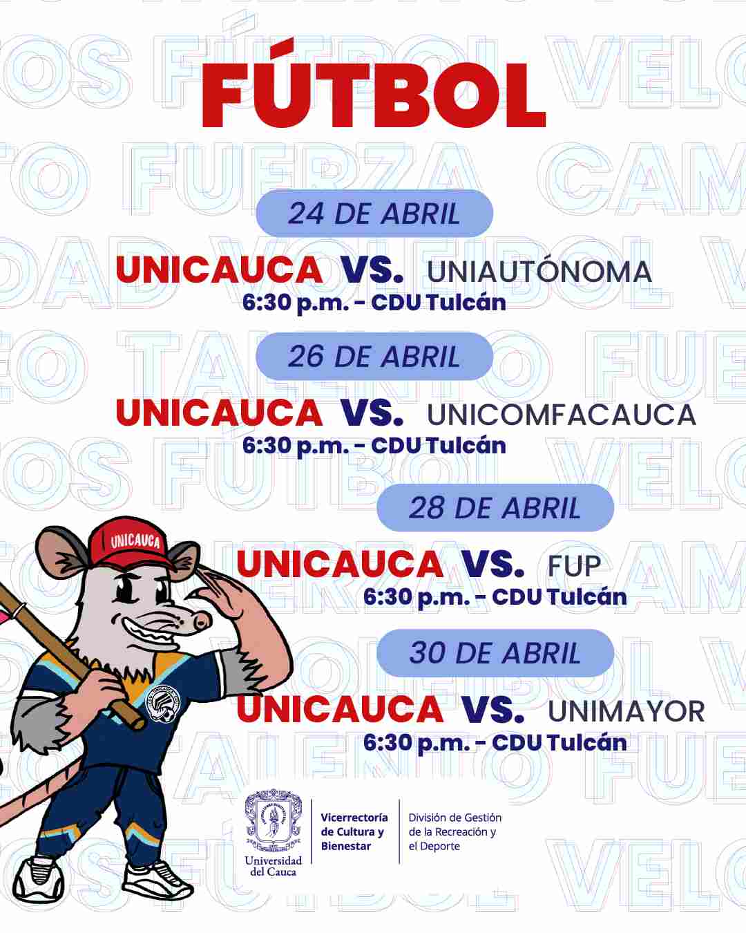 Juegos Departamentales ASCUNDAF