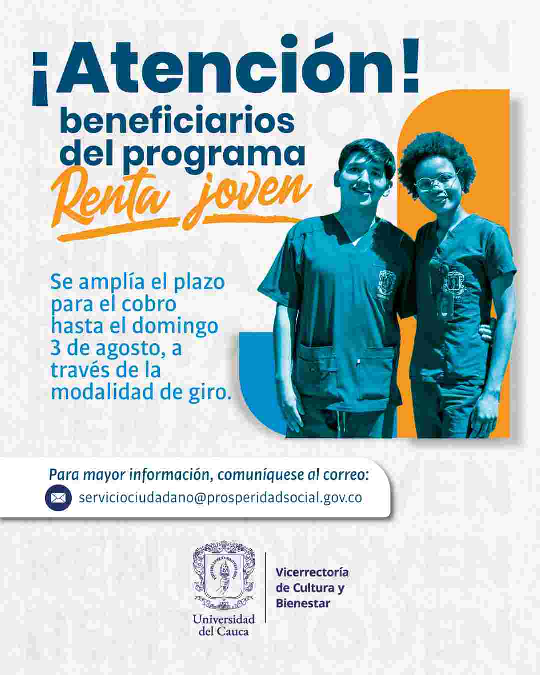 Beneficiarios del Programa Renta Joven