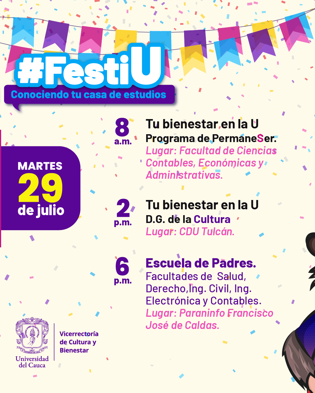 FestiU Conociendo tu casa de estudios - Martes