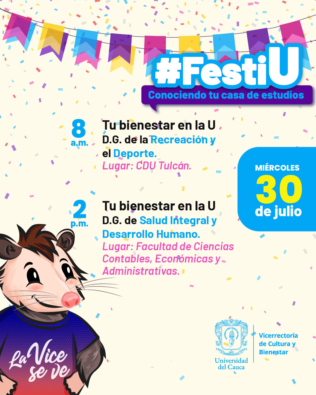 FestiU Conociendo tu casa de estudios - Miércoles