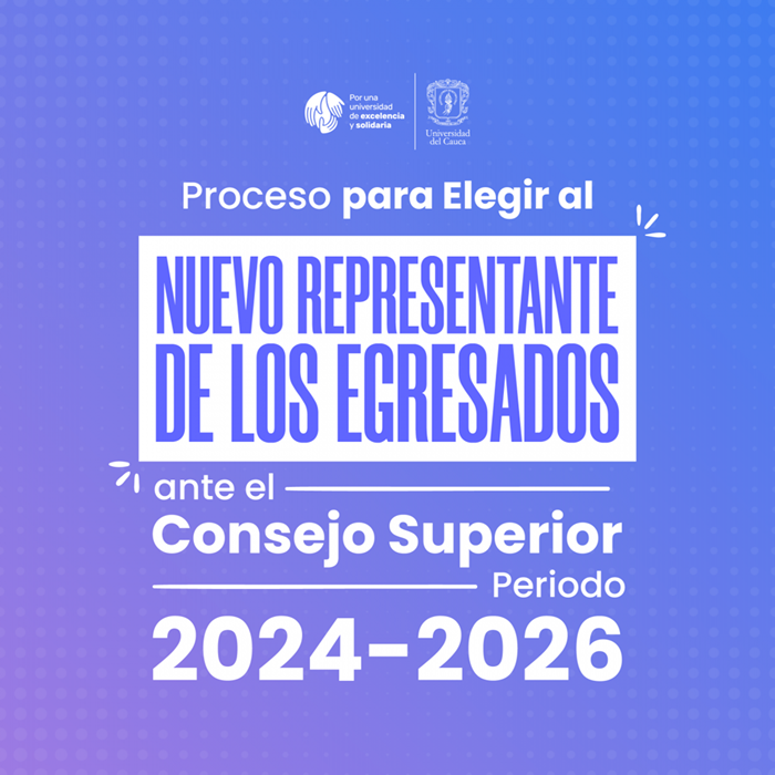 Elecciones Representante de Egresados y Egresadas ante el Consejo Superior