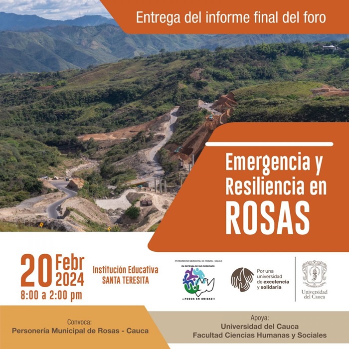 Conversatorio “Emergencia y Resiliencia en Rosas”