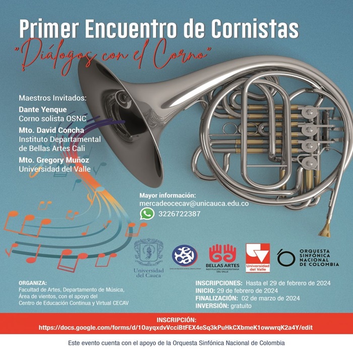 Primer Encuentro de Cornistas “Diálogos con el Corno”