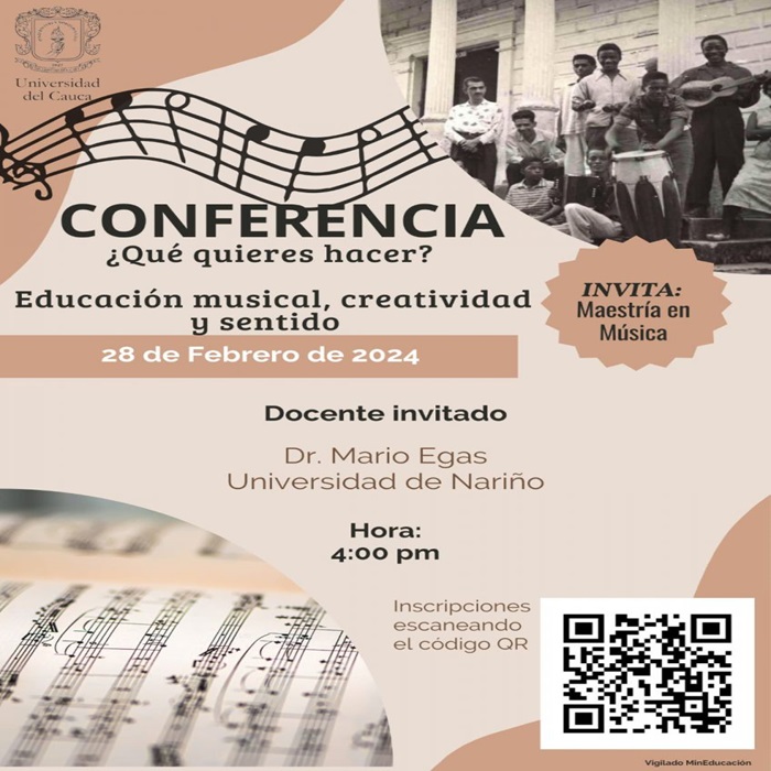 Conferencia ¿Qué quieres hacer? Educación musical, creatividad y sentido