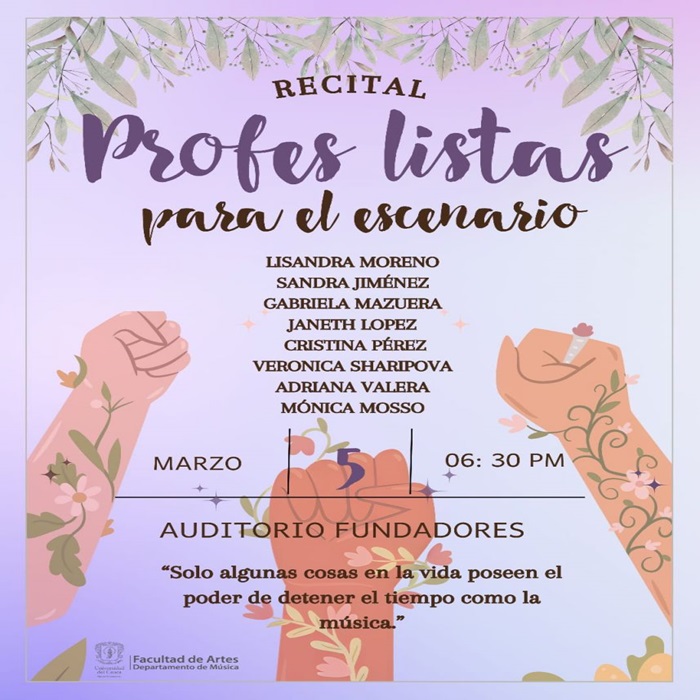 Recital Profes listas para el escenario