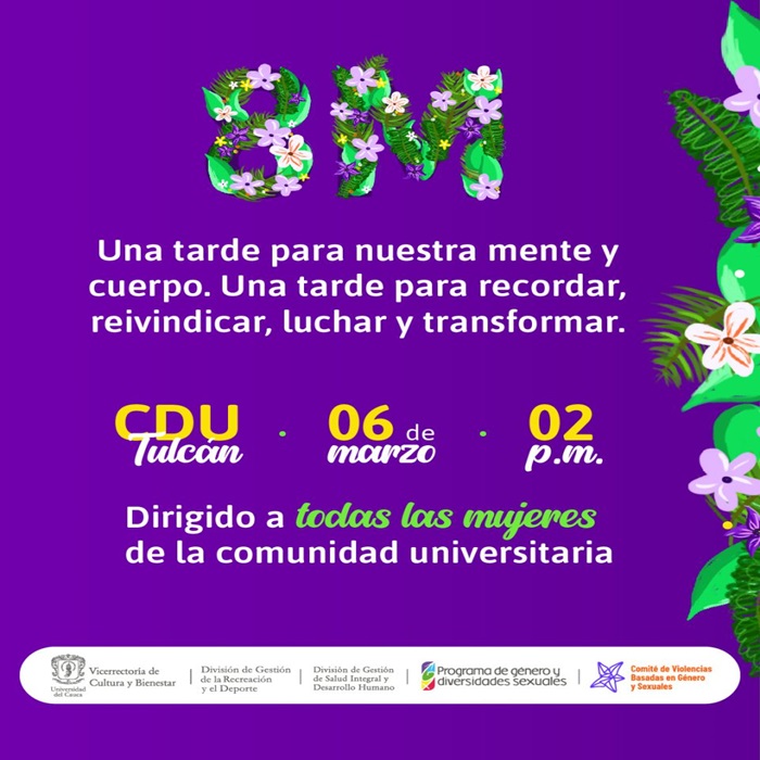 Una tarde para nuestra mente y nuestro cuerpo. Una tarde para recordar, reivindicar, luchar y transformar