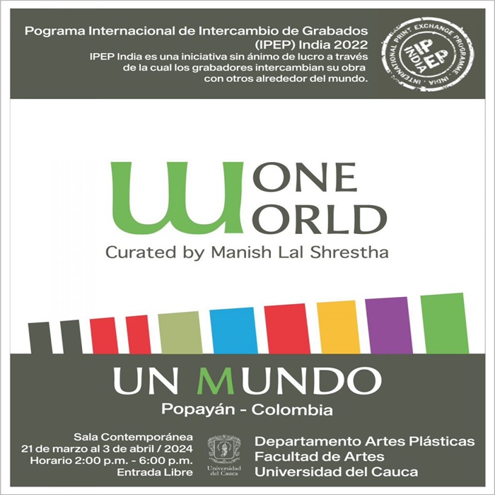 Programa Internacional de Intercambio de Grabados (IPEP) India 2022. Un Mundo