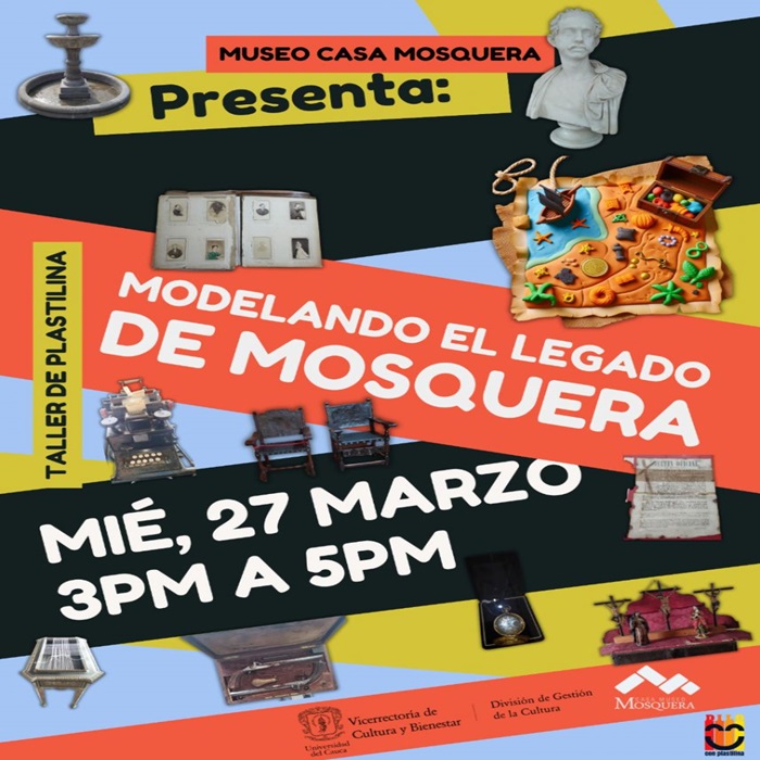 Taller de plastilina Modelando el legado de Mosquera