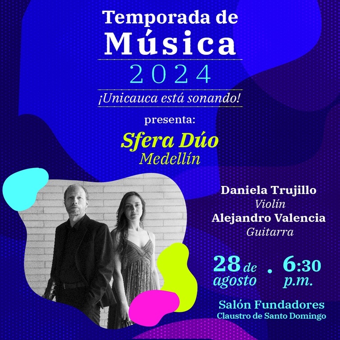 Temporada Musical 2024. Unicauca está sonando