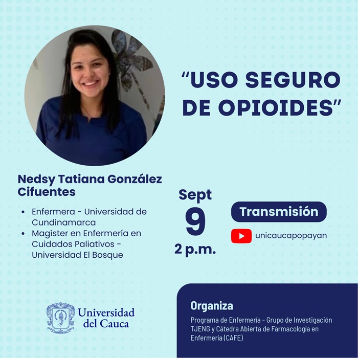 Conferencia “Uso Seguro de Opioides” 