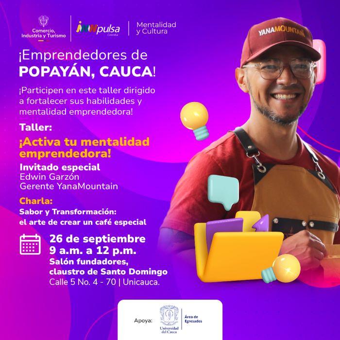 Taller: Activa tu mentalidad emprendedora