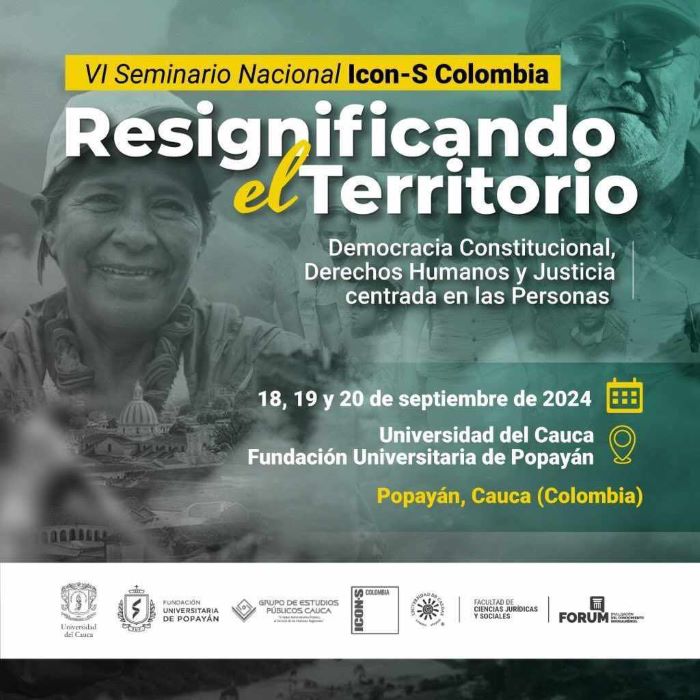 Resignificando el Territorio. Democracia Constitucional, Derechos Humanos y Justicia centrada en las Personas. VI Seminario Nacional Icon - S Colombia
