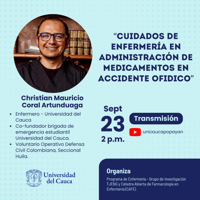 Conferencia “Cuidados de Enfermería en Administración de Medicamentos en Accidente Ofídico”