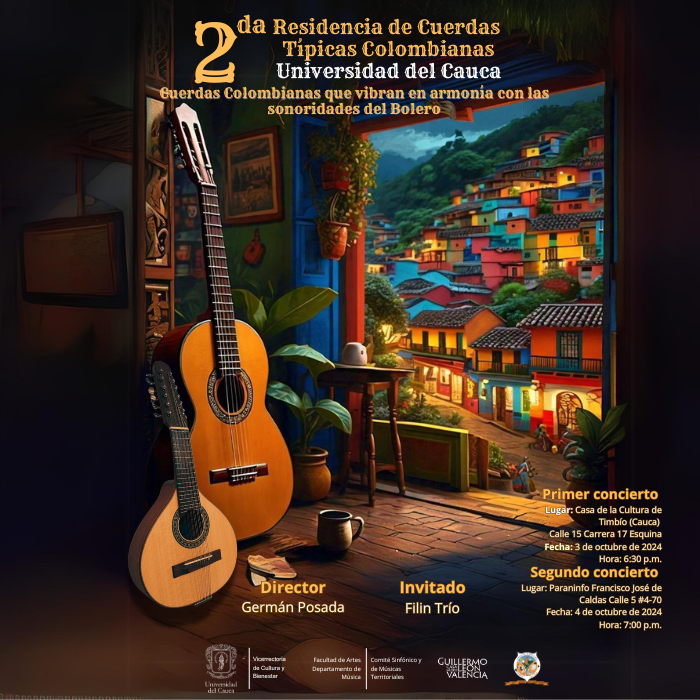 2da Residencia de Cuerdas Típicas Colombianas Universidad del Cauca