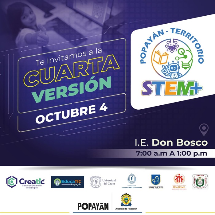 4 versión Popayán Territorio STEM+ 