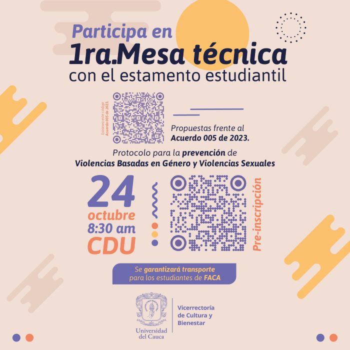 1ra. Mesa Técnica con el estamento estudiantil