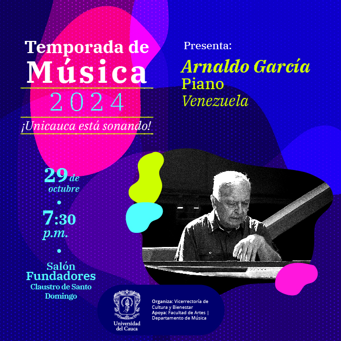 Temporada de Música 2024. ¡Unicauca está sonando¡  