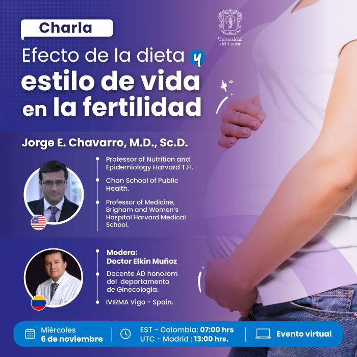 Charla Efecto de la dieta y estilo de vida en la fertilidad