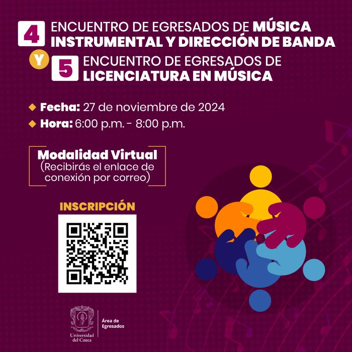 IV Encuentro de Egresados de Música Instrumental y Dirección de Banda. V Encuentro de Egresados de Licenciatura en Música