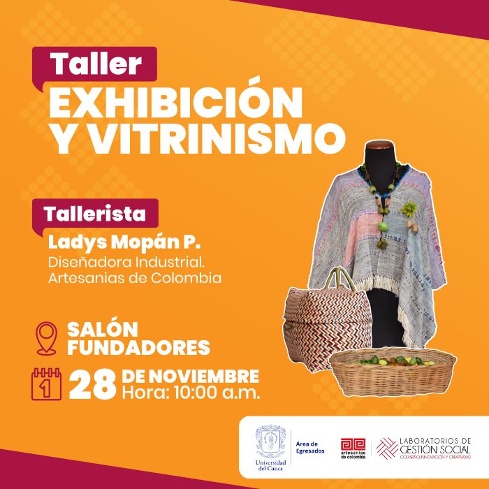 Taller: Exhibición y Vitrinismo