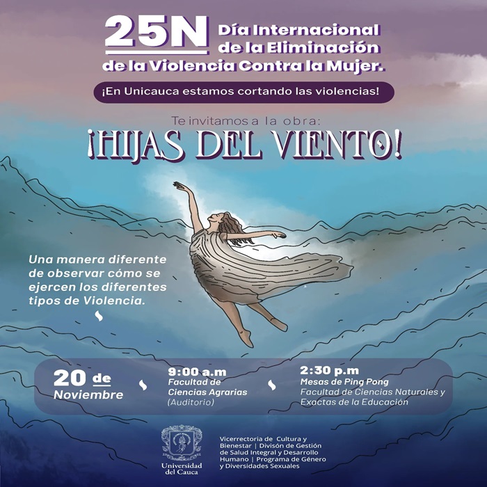 Presentación de la obra ¡Hijas del viento! 