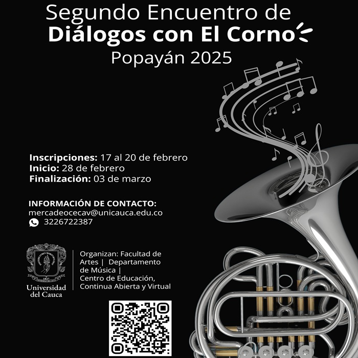 Segundo Encuentro de Diálogos con el Corno - Popayán 2025