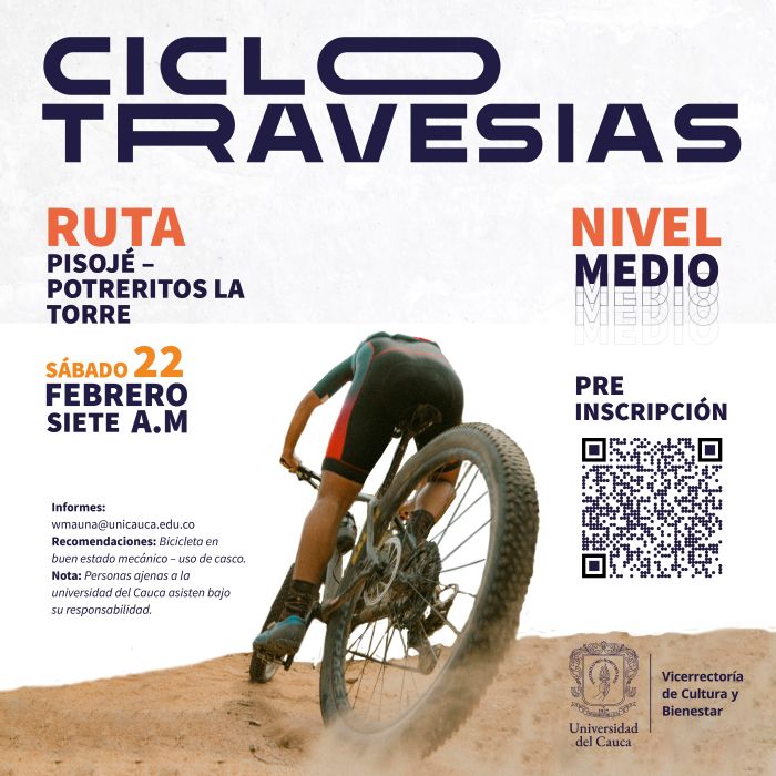 Ciclo travesías Unicauca: 2025 - 1
