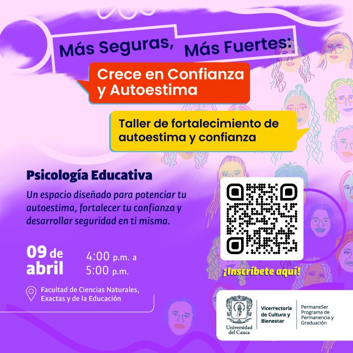 Más seguras. Más fuertes. Taller de fortalecimiento de autoestima y confianza