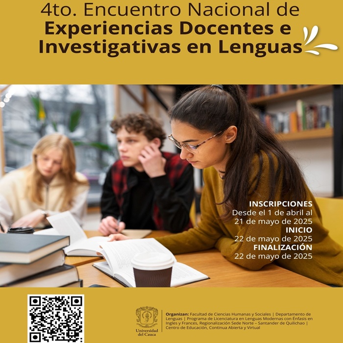 4to Encuentro Nacional de Experiencias Docentes e Investigativas en Lenguas, Santander de Quilichao