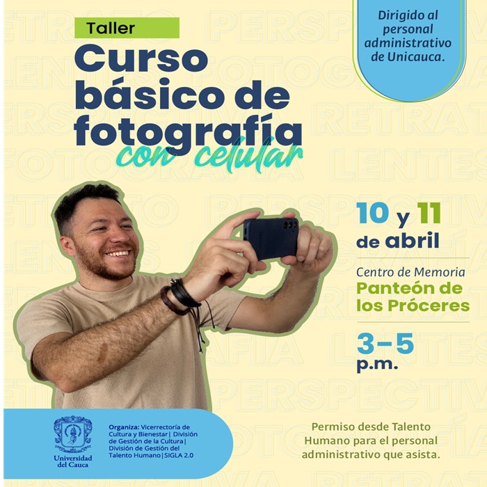Taller Curso Básico de Fotografía con Celular