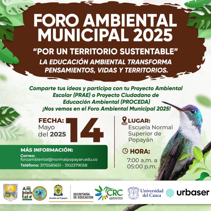 Foro Ambiental Municipal 2025.  “Por un territorio sustentable
