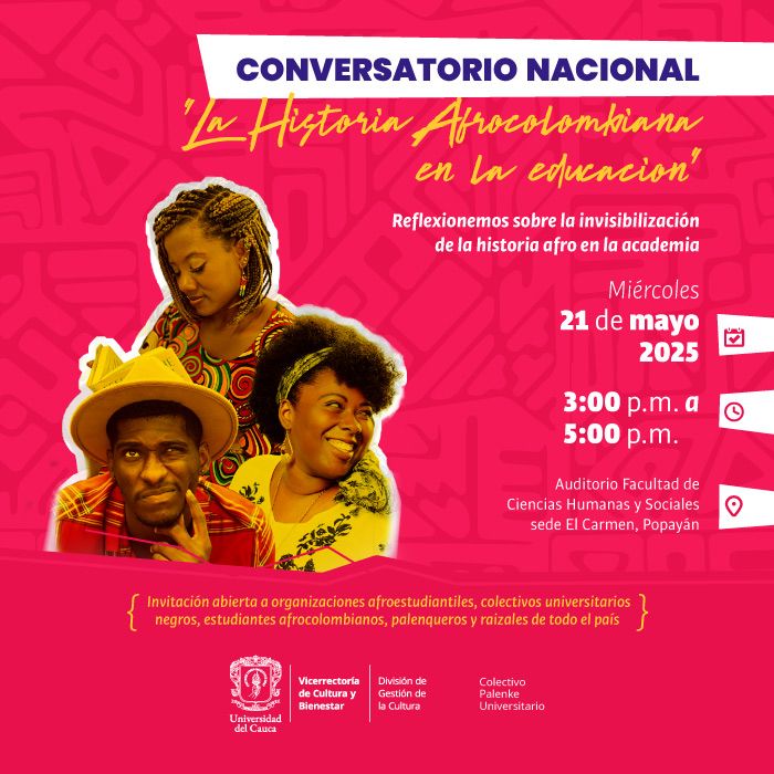 Conversatorio Nacional La Historia Afrocolombiana en la Educación 