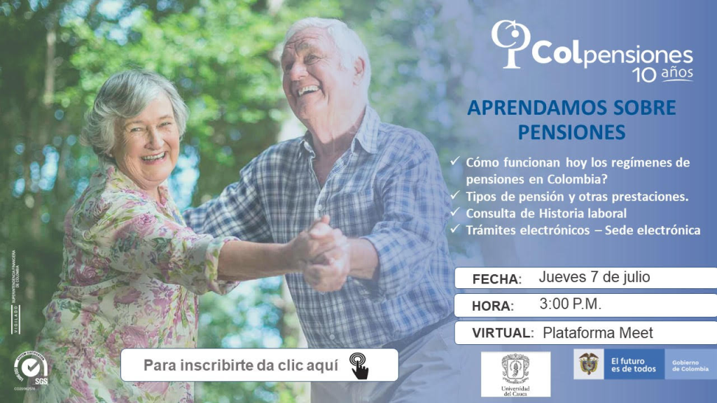 Imagen sobre evento de la charla de colpensiones