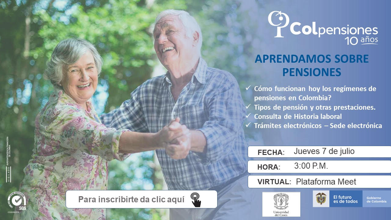Imagen sobre evento de la charla de colpensiones
