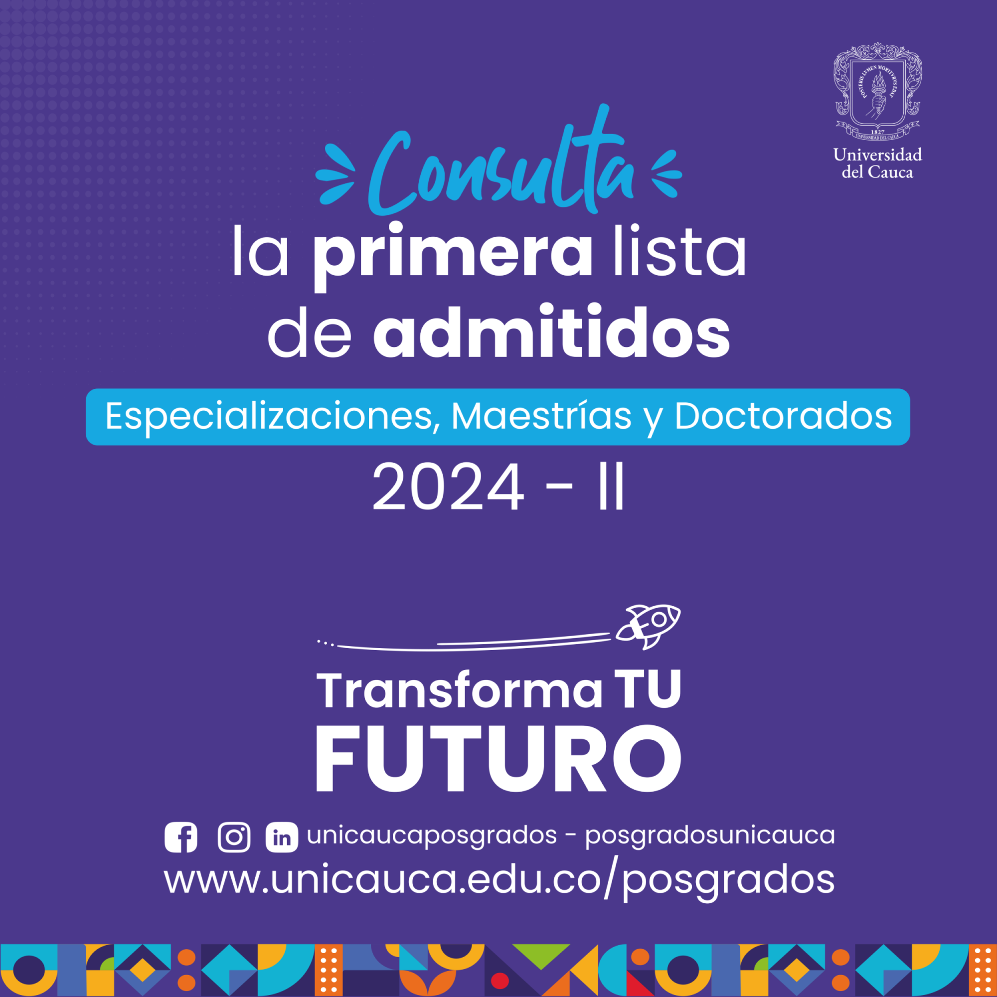 Imagen consulta lista de admitidos 2024 ll