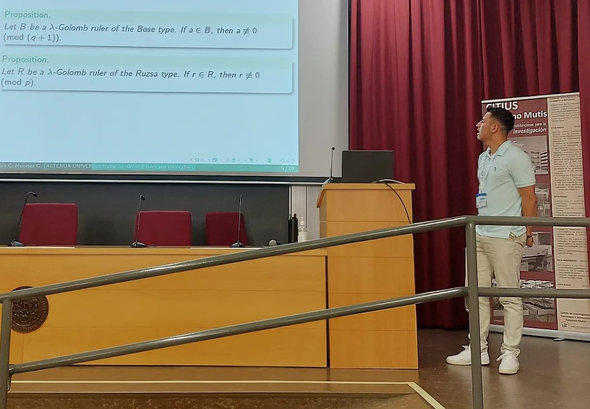 Imagen de Cristian Camilo Meneses Gaviria, estudiante de la Maestría en Ciencias Matemáticas