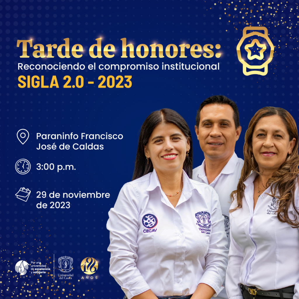 Imagen informativa sobre el evento Tarde de Honores