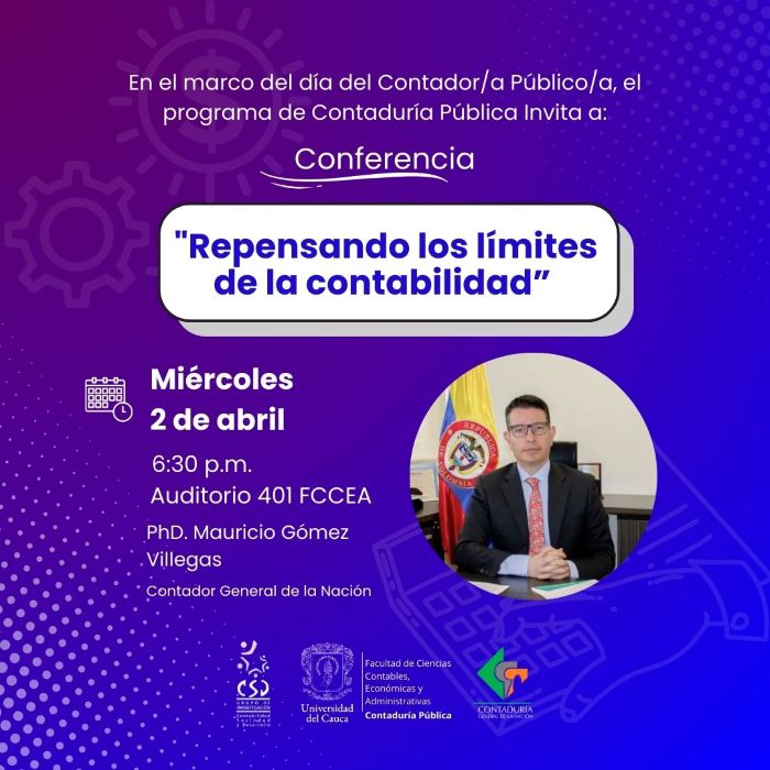 Imagen del evento Conferencia “Repensando los límites de la contabilidad”