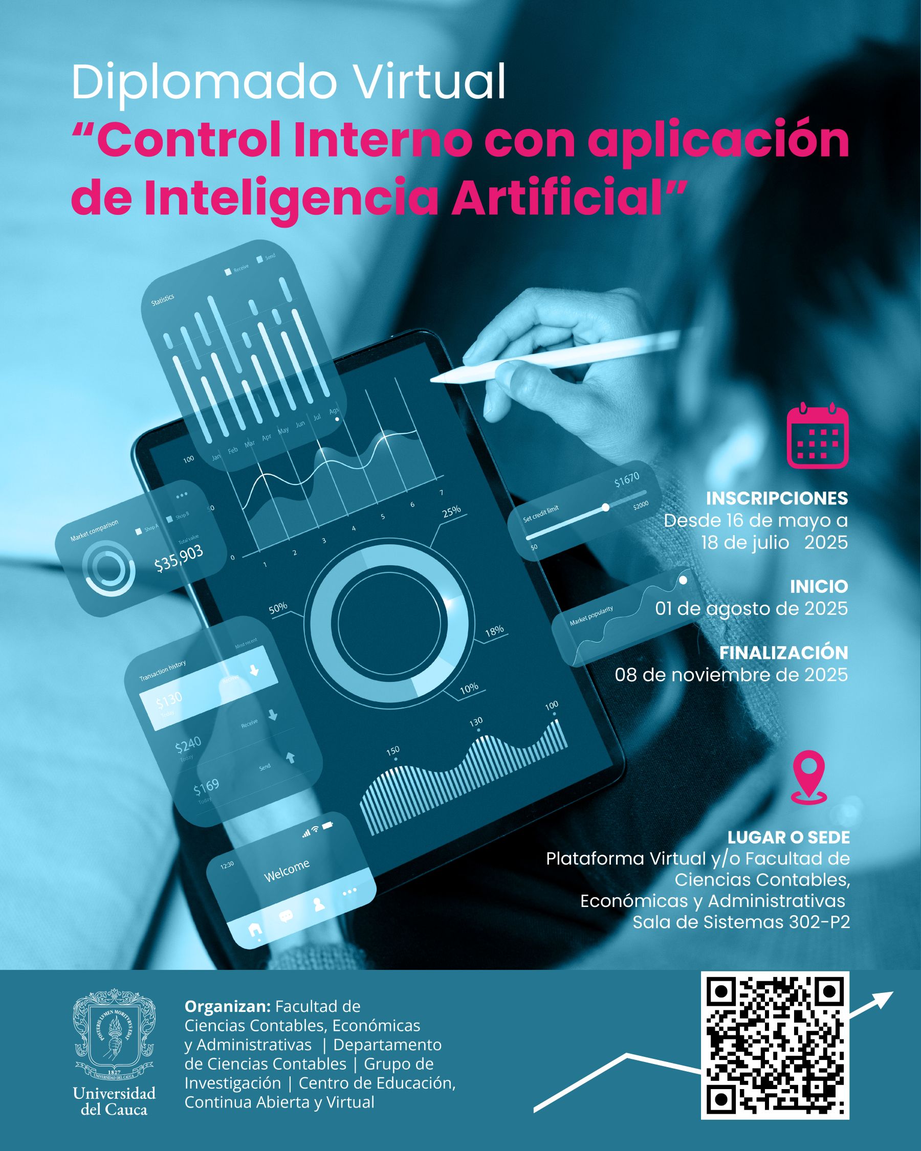 Imagen de DIPLOMADO EN CONTROL INTERNO CON APLICACIÓN DE INTELIGENCIA ARTIFICIAL