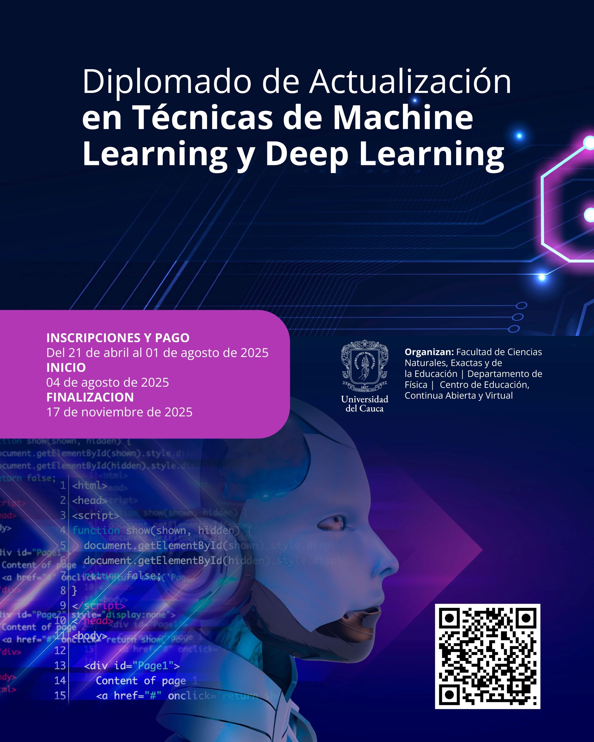 Imagen de Diplomado de Actualización en Técnicas de Machine Learning y Deep Learning