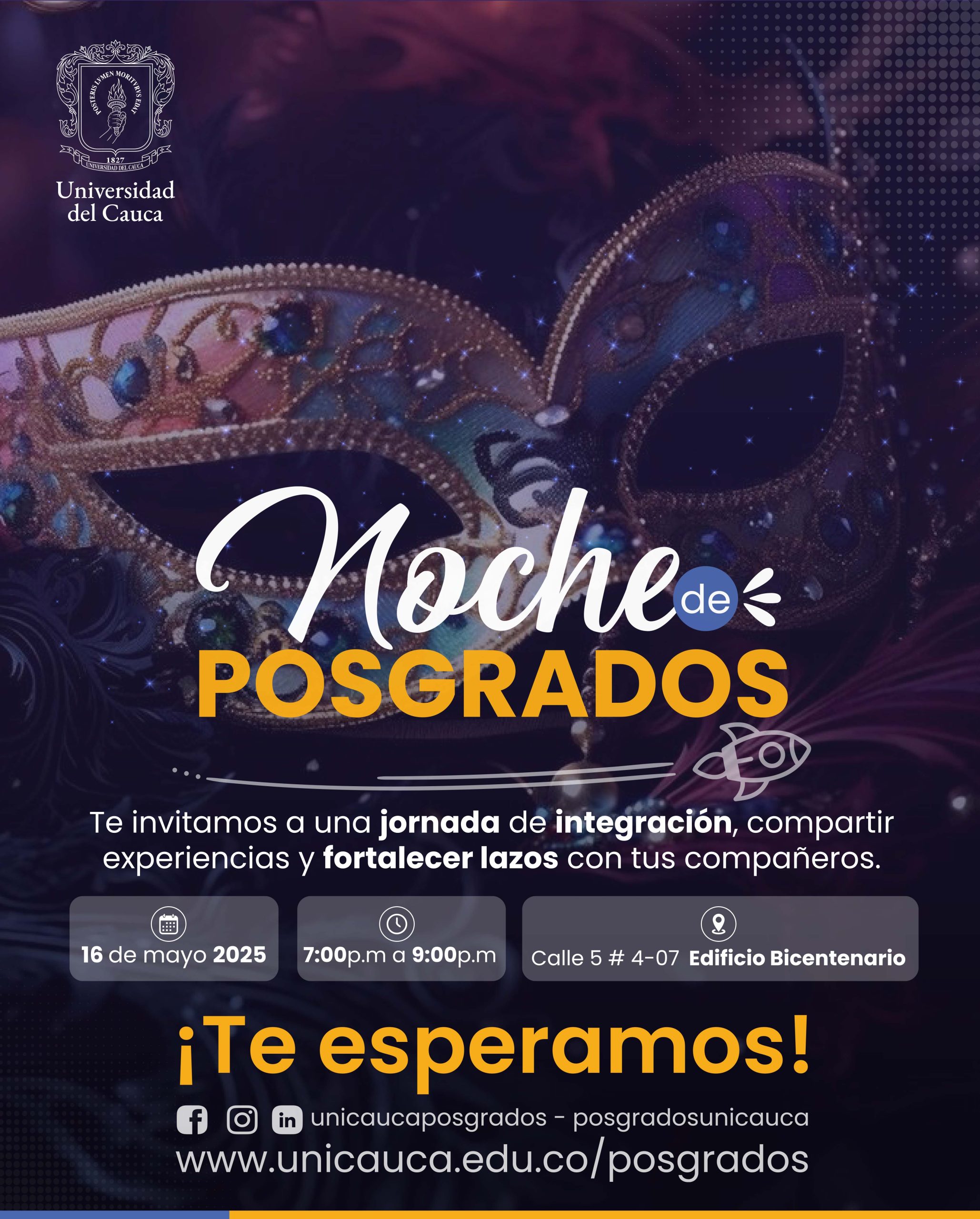 Imagen Bienvenida de Posgrados 2025 1