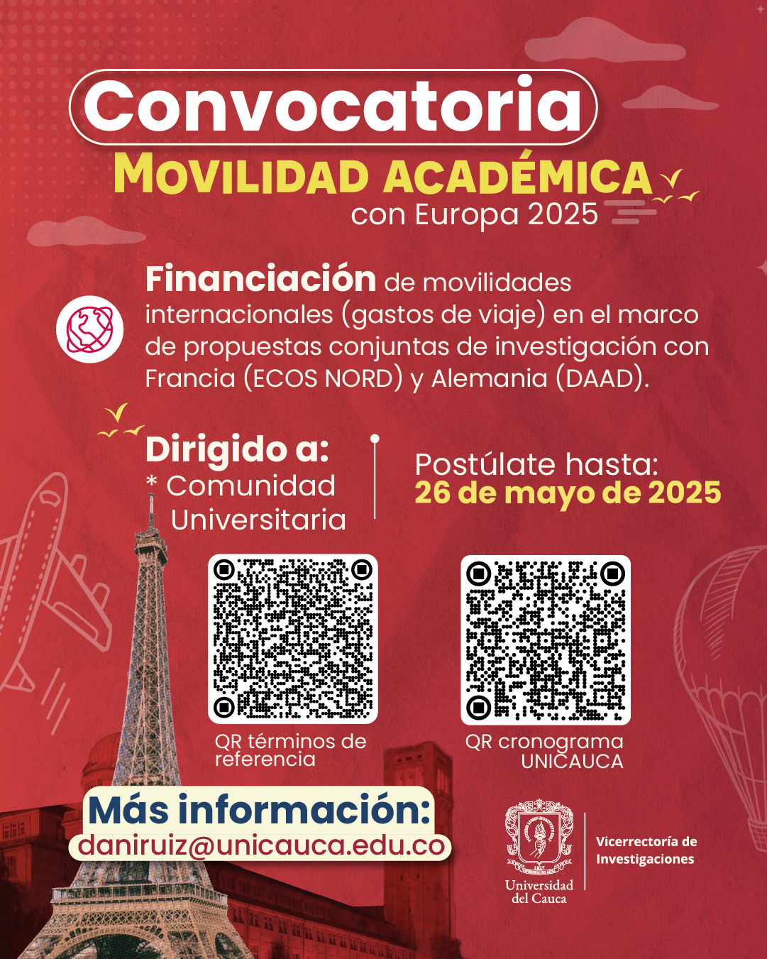 Imagen de Convocatoria de MinCiencias que busca apoyar la movilidad de proyectos de investigación