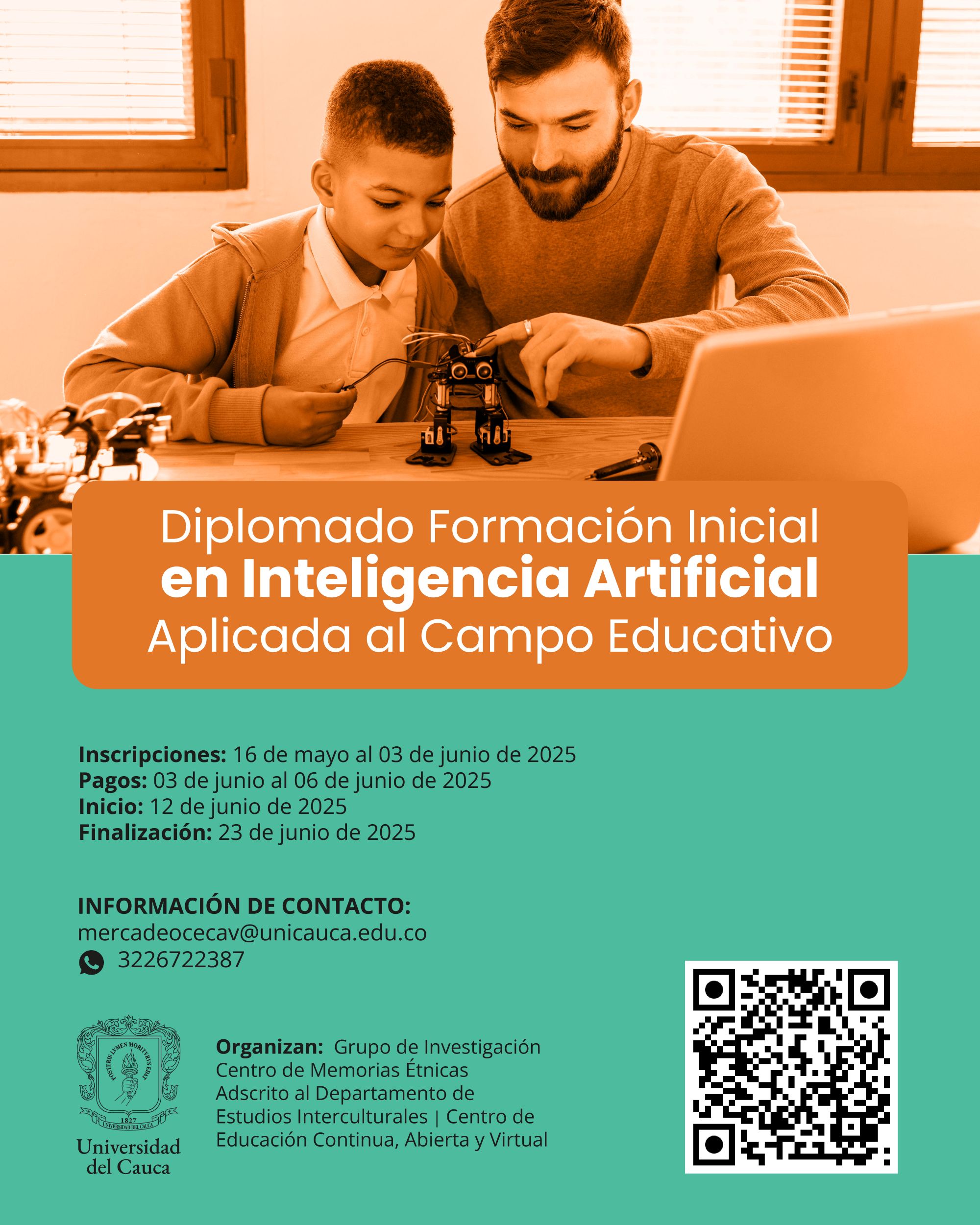 Imagen de Diplomado Formación Inicial en Inteligencia Artificial Aplicada al Campo Educativo
