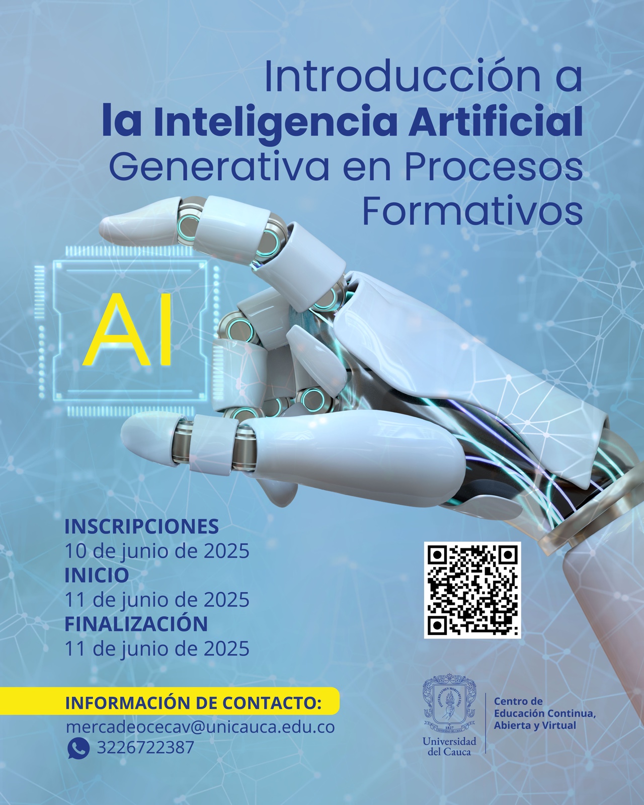 Imagen de Introducción a la Inteligencia Artificial Generativa en Procesos Formativos