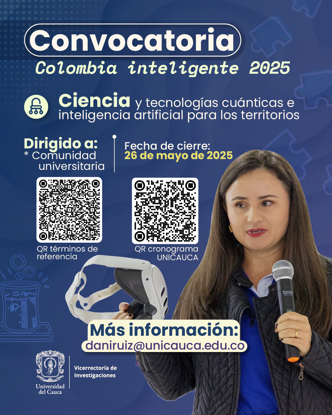 Imagen de convocatoria Colombia Inteligente de MinCiencias