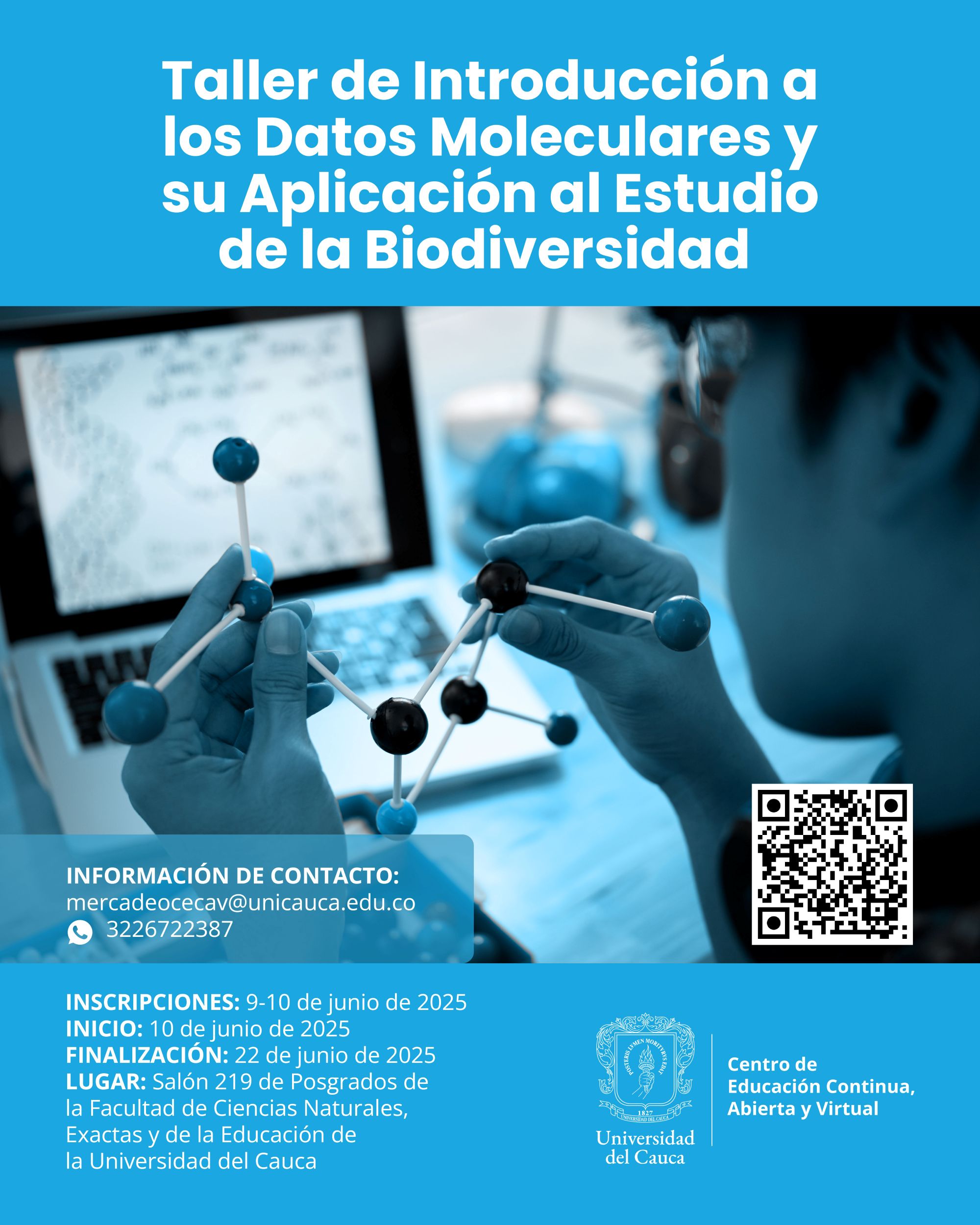 Imagen de Taller de Introducción a los Datos Moleculares y su Aplicación al Estudio de la Biodiversidad