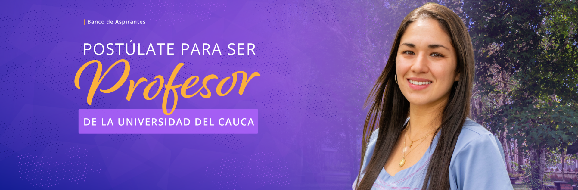 Banner Banco de Profesores